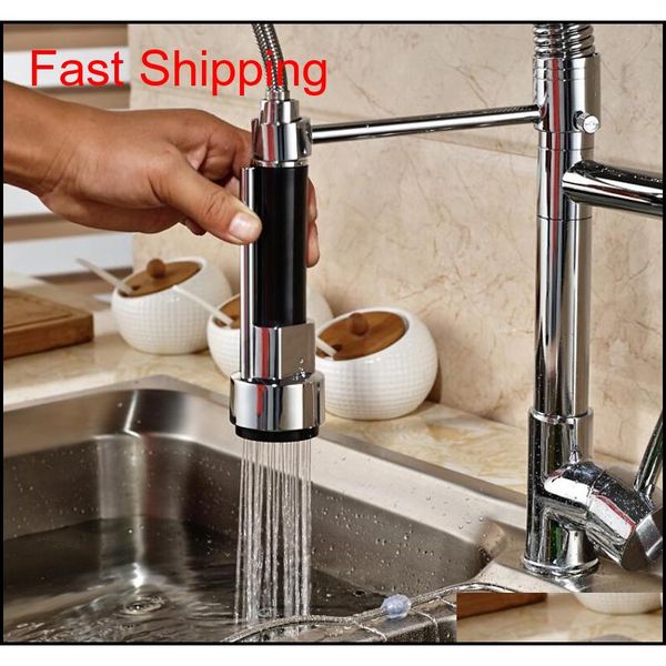 

wholesale and retail luxury chrome brass kitchen faucet srping style vessel mixer tap dual spr qylmxd bdesports