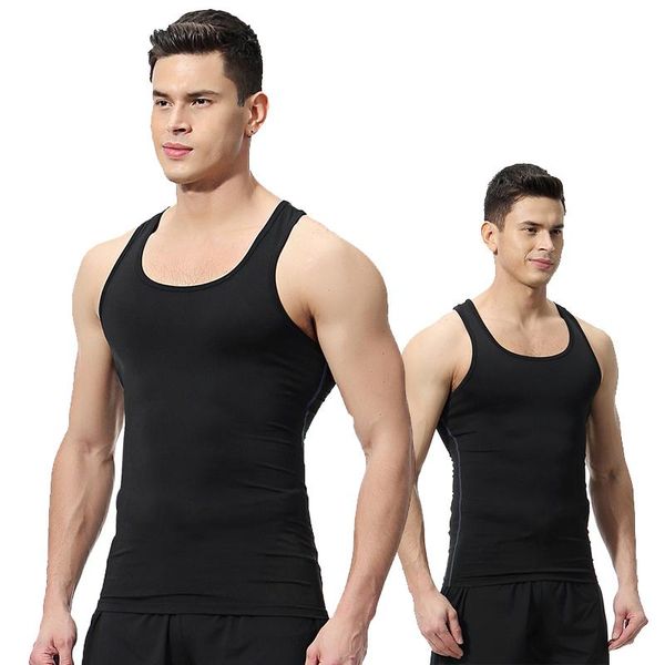

summer men boys sports gym running basketball boxing vest undershirt skins cool tees tank size s-3xl, Black;blue