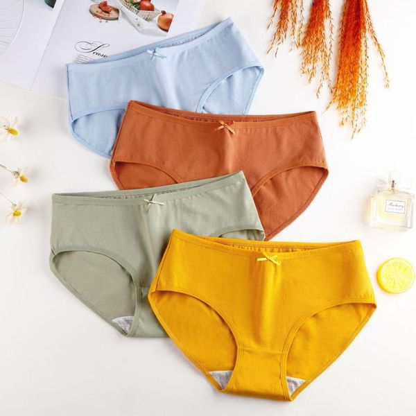 

10 pcs/lot cotton underpants women panties waist underwear female briefs soft underwear female lingerie njr b001, Black;pink