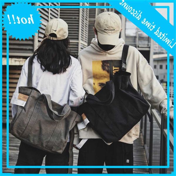 

spring new canvas bag women's single shoulder large capacity washing handbag