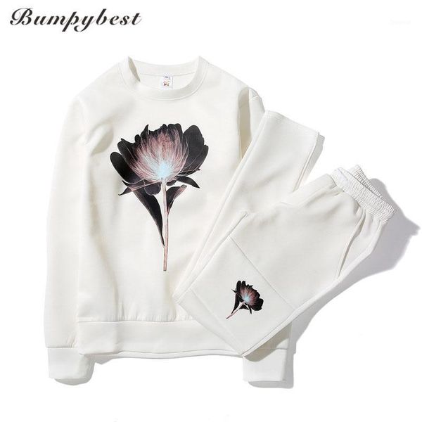 

bumpybeast men woman 2 piece long sleeve slim suits hoodies tracksuit sweatshirt trousers male jacket + pants men's sportswear1, Gray