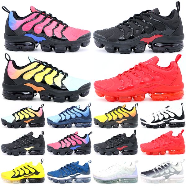 

tn plus big size 13 men running shoes pink metallic gold coquettish purple hyper violet lemon lime women sport trainers sneakers
