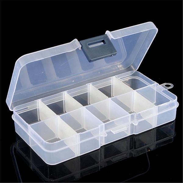 

false eyelashes 10 cells little item box storage case glitter gems decoration