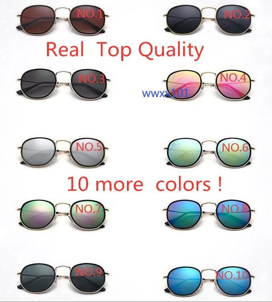 

2021designer sunglasses blaze double3548 round for mens sunglasses women sun glasses shades with leather case, cloth, retailing accessories, White;black