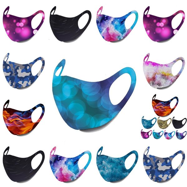 

wholesale designer mask fashion disposable face starry sky flame camouflage printing ear hanging dust masks 4 nc7ev