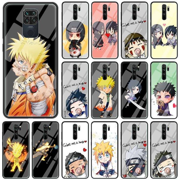 

redmi note 9s 8 8t 9 k30 pro k20 7 8a 9a 9c 9i tempered glass mobile phone cover back cover animation naruto sasuke4fre