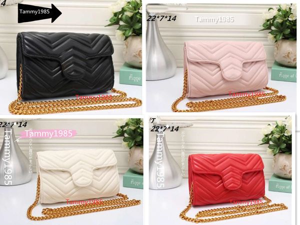 

5 colors women pu leather fashion small gold chain bag cross body pure color handbag shoulder messenger bags 21cm*5cm*14cm