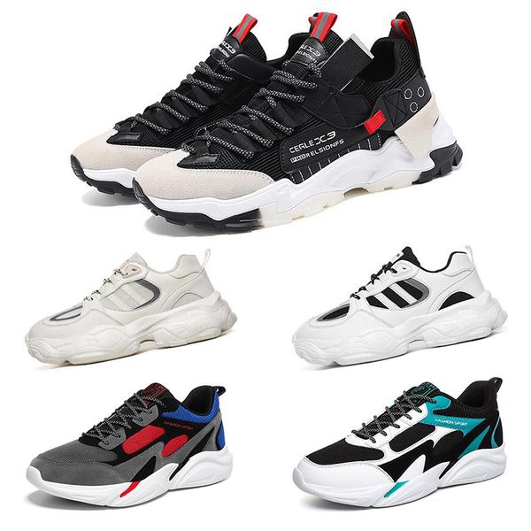 

men running shoes platform sneakers color black white blue green red fashion mens trainers sport sneaker size 39-44
