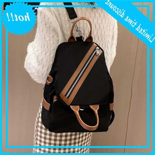 

2021 new multifunctional backpack oxford watertight student school shoulder bag women fashion high capacity diagonal task