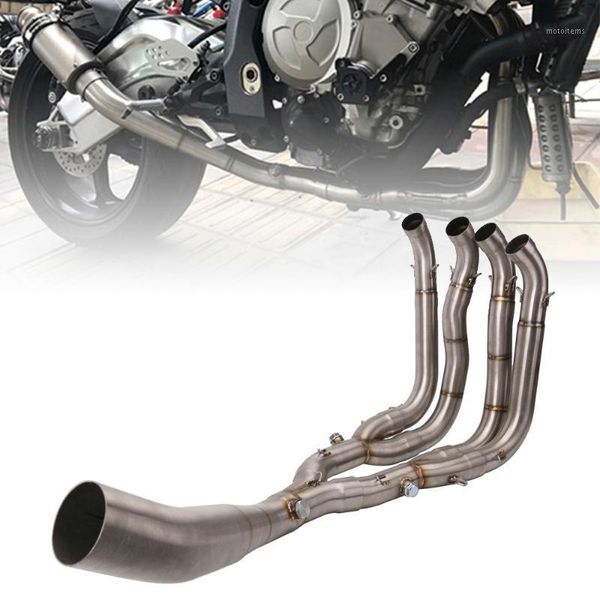 

motorcycle exhaust full system exhaust header link stainless steel pipe silp on for s1000rr 2010-2020 s1000r 2010 -20201
