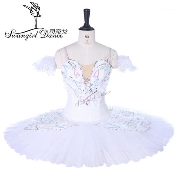 

dying white swan professional ballet tutu women performance classical ballet stage costumes bt92571, Black;red