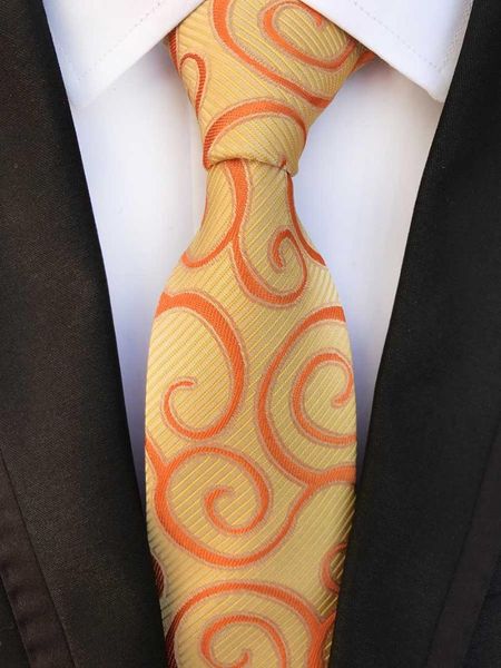 

bow ties designer men fashion paisley tie 8cm woven neckties for party, Black;gray