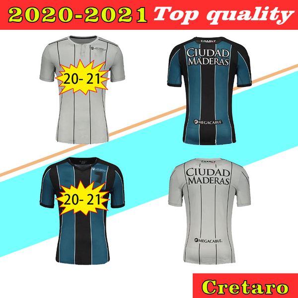 

biggest size 16-xxl querÃ©taro f.c. soccer jerseys home blue 20 21 mexico league soccer shirts away white customized men football uniforms, Black;yellow