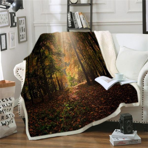 

blankets tree blanket warm velvet sherpa plush sofa child throw polyester halloween gift 150x200cm