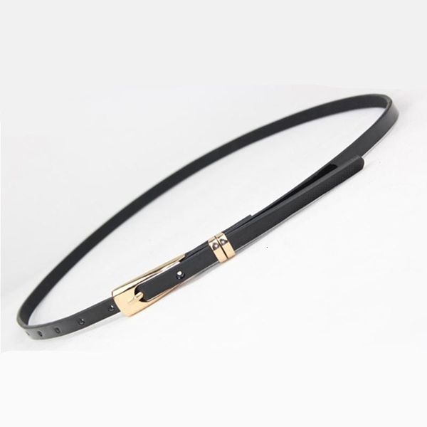 

candy color belt women lady thin skinny metal gold elastic buckle fashion waistband belts dress decoration clothing accessories, Black;brown