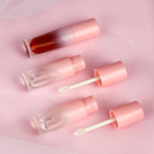 

storage bottles & jars 10/50pcs gradient pink with laser logo lipgloss bottle plastic empty cosmetic oil refillable tube liquid lipstick bot