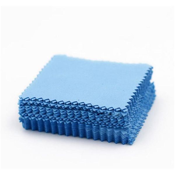

100pcs silver jewelry cleaning polishing cloth wipe tissue flannelette silver cleaning fabric 8x8cm b5gaw rpqhi, Slivery;golden