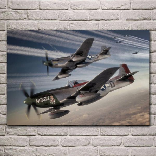 

air battle aircraft artwork fighter living room decoration home wall art decor wood frame fabric posters kf807