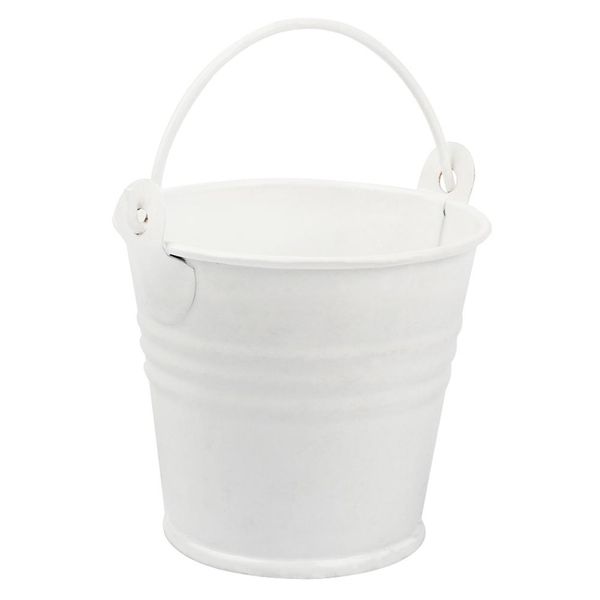 

ourwarm 2pcs в горшке дома конфеты ремесло украшения малые железа бочонок железа мини-ведра свадебные конфеты подарки коробки 6x4.2x5.2cm jl