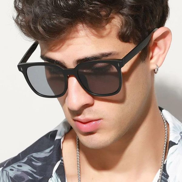 

sunglasses cross-border supply nail men 2021 europe and the united states great box sun glasses square, White;black
