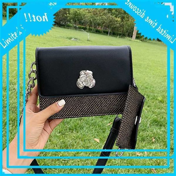 

new women bling pu leather bags rose gesp 2 piece lady crossbody tas damesmode shoulder bag messenger