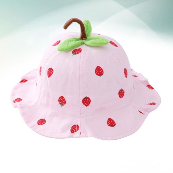 

wide brim hats breathable sun hat outdoor uv protection summer strawberry fisherman beach cap for baby ), Blue;gray