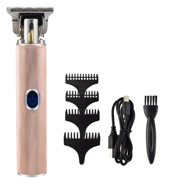 

electric outliner hair clippers cordless rechargeable barber grooming kits pro t-blade trimmer