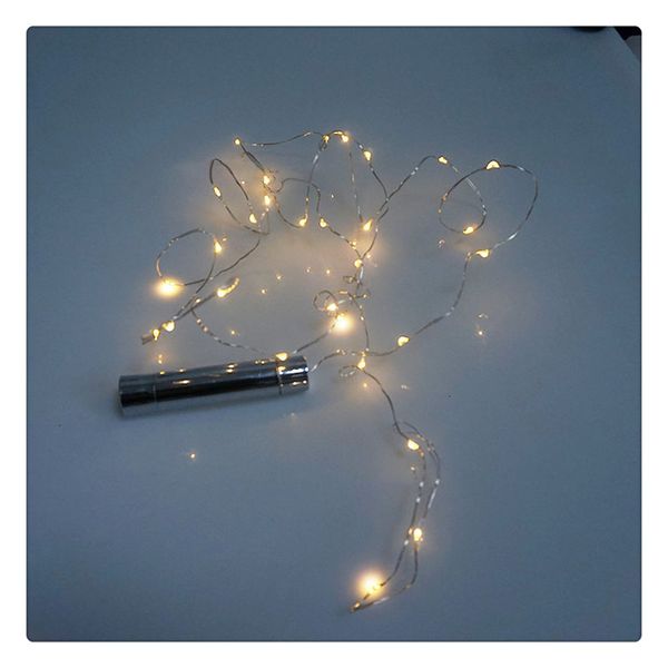 

bottle cork shape starry warm white wine led string lights for bachelorette party holiday wedding waterproof long life