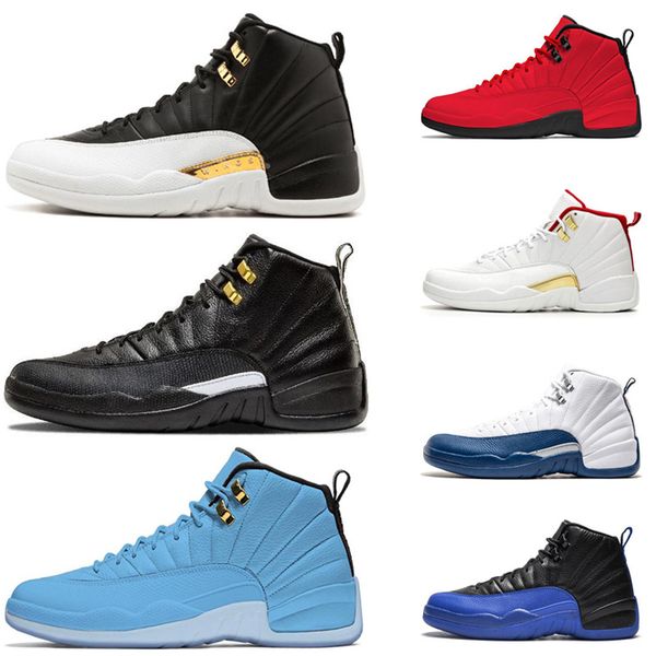 

2021 new 12 12s shoes for men dark grey doernbecher game royal reverse taxi fiba wings mens sports sneakers trainers