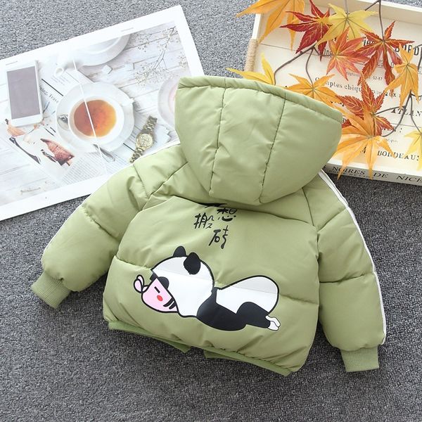 

baby down jacket boy winter baby winter clothes foreign style children's warm cotton padded jacket children's thickened cotton coa, Blue;gray