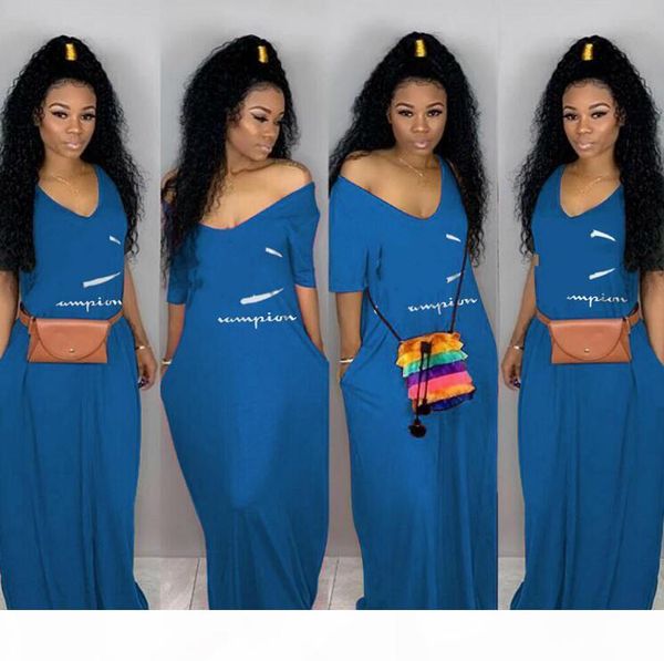 

women loose party dresses fashion printing v-neck short sleeve maxi dress casual dresses, Black;gray