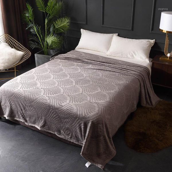 

warm fleece thick plush bed blanket newborn bebe sleep bathing cover plaid1