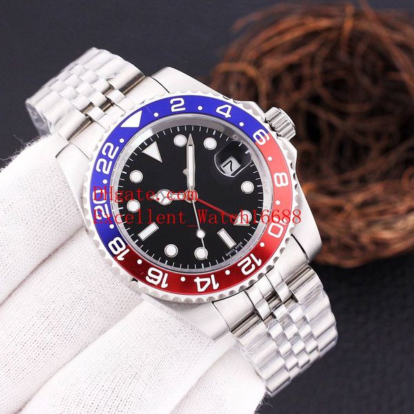

14 style selling mens wristwatches 40 mm 126710 126711 116710 116713 stainless steel asia ceramic bezel 2813 movement automatic mecha, Slivery;brown