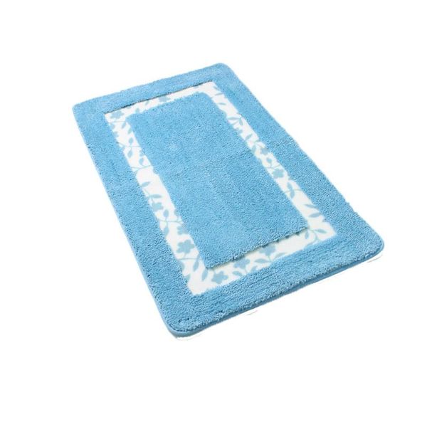 

microfiber нейлоновые ванные коврики цветочная ванна сплошная ванная комната коврики современные ковровые ковер tapis de bain 5080cm ty 001