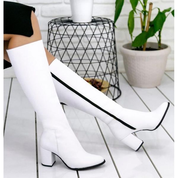 

morena white skin boots1, Black