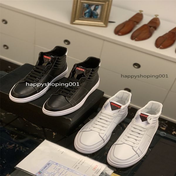 

2021 casual shoes sneakers leather lace-up men shoes ace black flats high party mens boots