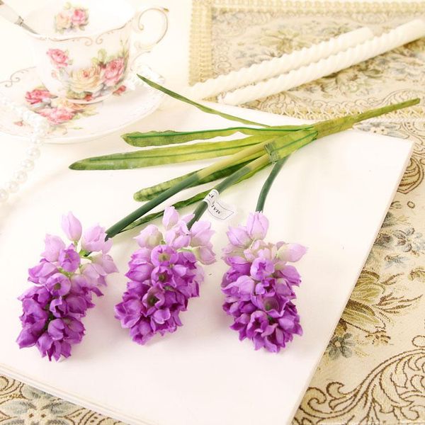 

decorative flowers & wreaths 3head/bunch pretty hyacinth for home wedding table decoration flower diy pography po prop background