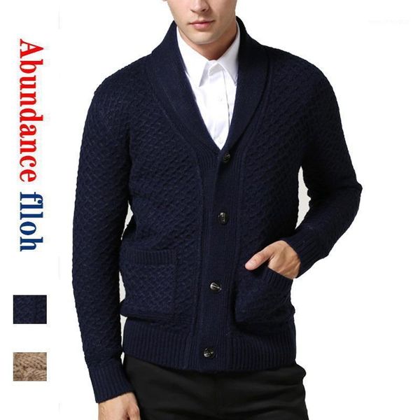 

2020 new fashion brand sweater man cardigan thick slim fit jumpers knitwear winter korean style casual mens clothes1, White;black
