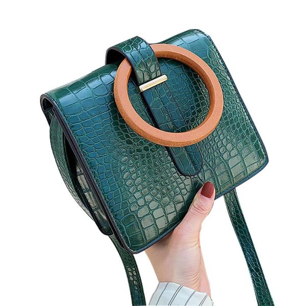 

women stone pattern shoulder bag solid color crossbody bag ladies fashion handbag
