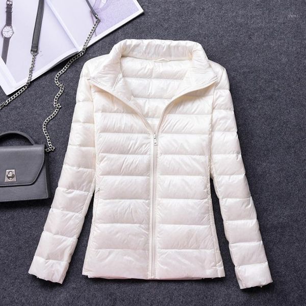

winter white duck down coat plus size womens down jackets short ultra light duck coats hooded puffer jacket autumn parkas1, Black