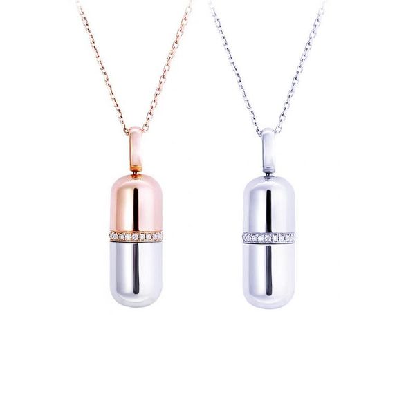 

love antidote necklace 100 languages projection pendant necklaces for lovers daily wear fashion jewelry accessories, Silver