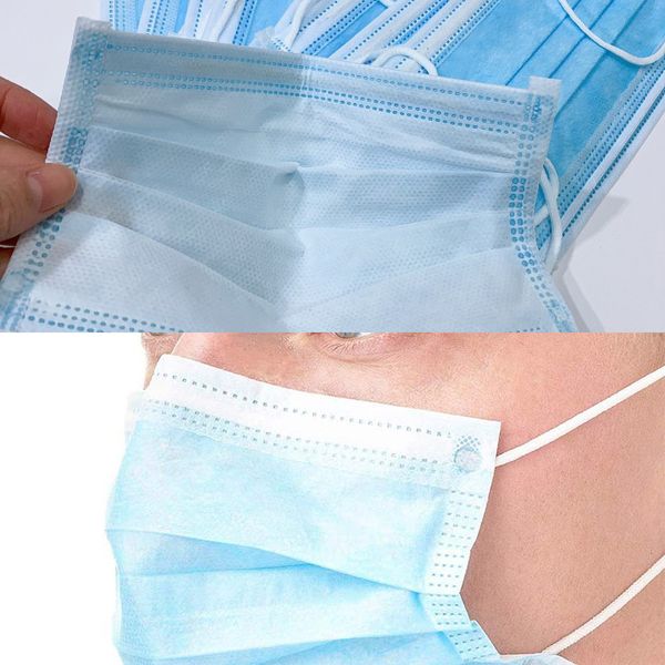 

dhl disposable mask mask face 3-ply protection and personal health mask with earloop mouth face sanitary masks