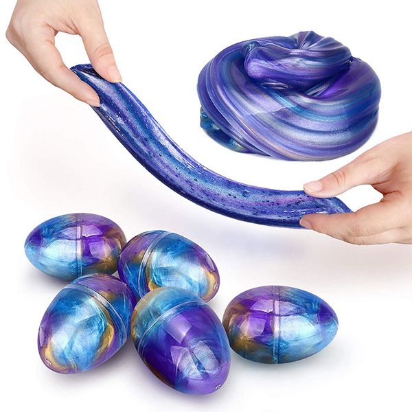 

interesting kid dinosaur egg putty colorful soft slime slime scented stress relief toy sludge toys early learning educational gift
