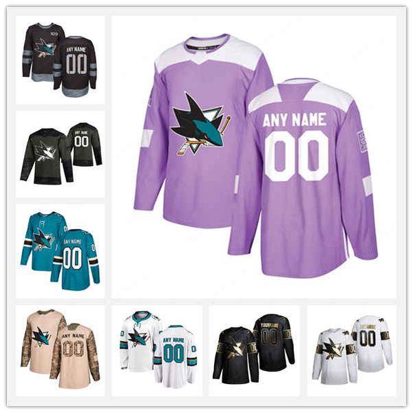 

2020 2021 san jose sharks hockey jerseys 19 ozzy wiesblatt 12 patrick marleau 83 matt nieto 6 ryan donato custom men women youth stitched, Black;red