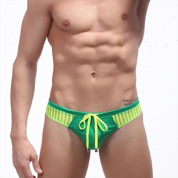 

swimwear men thongs beach shorts mesh g string low waist bikini underwear tanga hombre male g string cuecas striped, White;black