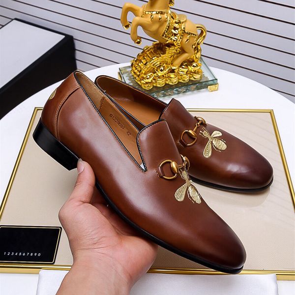 

big size 45 men casual luxury dress shoes blue red oxford pu leather formal shoes party gentleman british bullock style pointed fashion, Black