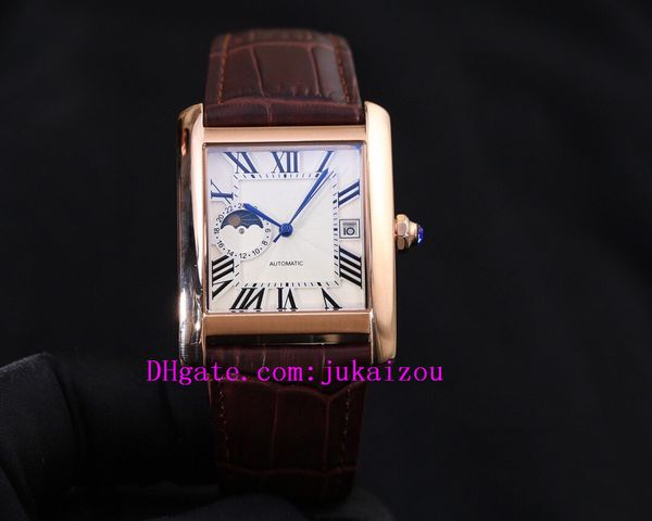 

2020 luxury designer brand joker automatic movement leather tank watch mens square men watches a2, Slivery;black