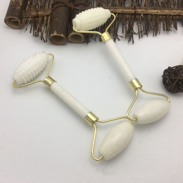 

1 шт. джейд роликовый массажер двойной головной массаж лица массаж для кожи уход за уход за кожей инструменты природа здоровое лицо тела кра