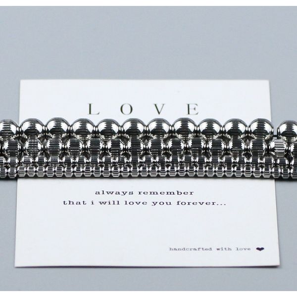 

wlyees stripe stainless steel spacer bead round charm metal ball 3 4 6 8mm loose beads fit women men jewelry bracelet making jllntd