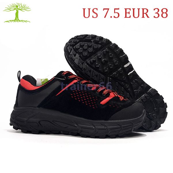 

us 7.5 eur 38 treeperi chunky 9 running shoe black red for men women trainer sneakers